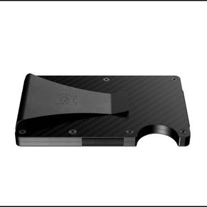 Carbon Fiber Ridge Wallet, money clip/pocket clip